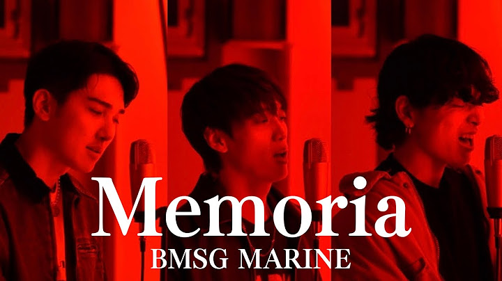 [Cover] Memoria / BMSG MARINE