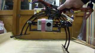 MultiWii 2.1 Ginbal Test (Cam Stabilisation)
