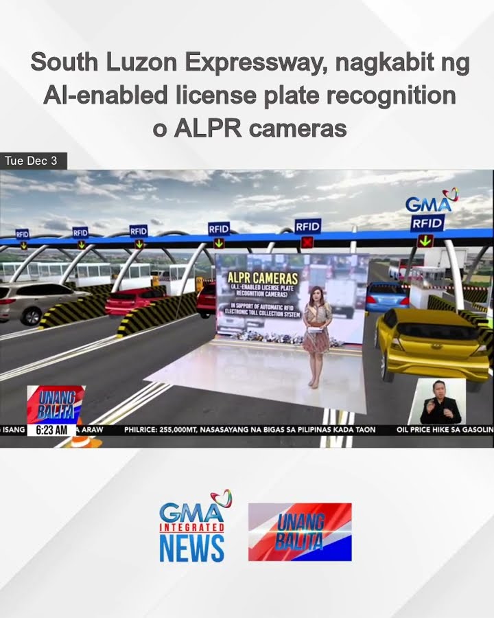 South Luzon Expressway, nagkabit ng AI-enabled license plate recognition o ALPR... | Unang Balita