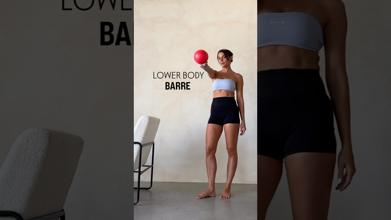SCULPTED BOOTY BARRE WORKOUT 🍑 #barre #barreworkout