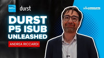 Durst P5 iSUB Unleashed