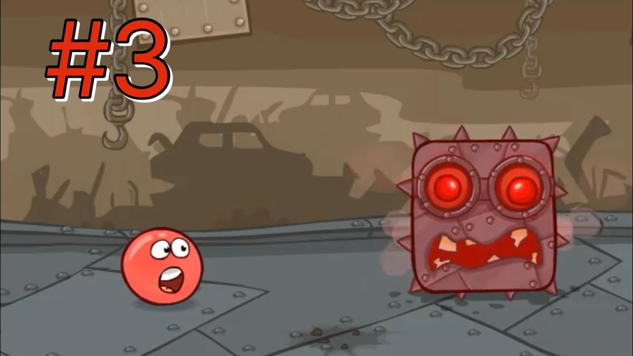 Red Ball 4 Part 3: Box Factory (Scrapyard Square Boss)