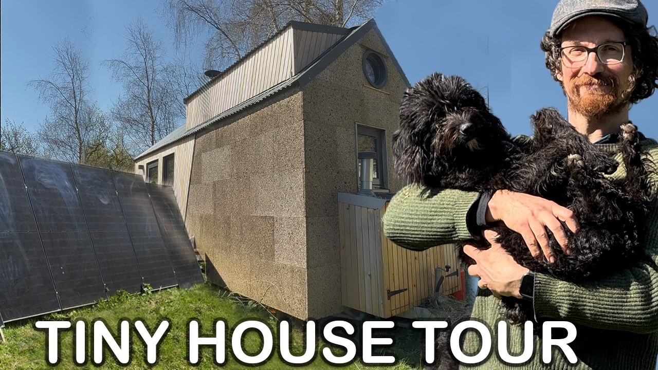 He Left His Boat to Build the Ultimate Off-Grid Cork Tiny House | Full ...