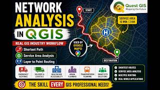 QGIS Network Analysis Tutorial | Shortest Path, Service Area & Accessibility Mapping