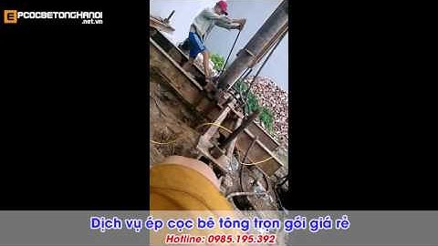 Ép cọc bê tông Minh Nguyên Thanh Hóa. 097.193.8146