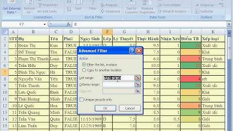 Excel 2007: Advanced Filter