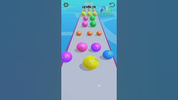 Faster Run 2048 - Ball game 3D Trailer (Android, IOS) #shorts