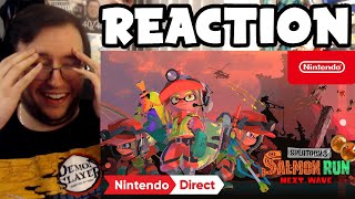 Gor's "Splatoon 3" Salmon Run Next Wave Trailer REACTION