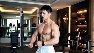 Soft Face, Strong Frame — Side Chest Pose | Prime Male Form Aesthetic screenshot 4