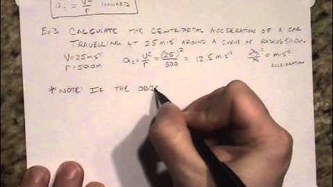 Circular Motion Part 2 - Centripetal acceleration based on periodic motion