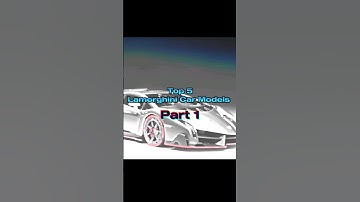 Top 5 Lamborghini Car Models Part 1 ⚡. #top10 #facts