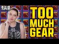 HELP I HAVE TOO MUCH GEAR - Raid: Shadow Legends - RSL