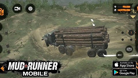 MudRunner Mobile: MOUNT LOGMORE DLC | COMPLETE DELIVERY LOGS TO LUMBER MILL - PART 4 Gameplay