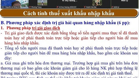 Cách tính thuế đối với hàng hóa nhập khẩu năm 2024