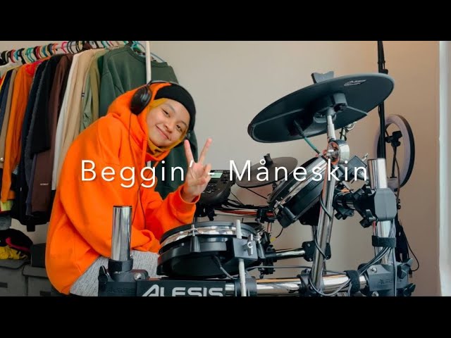 BEGGIN’ - Måneskin (Drum cover) Nurin Nadhira class=