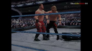 WWF Smackdown 2 Final Versions Rumble DLC Chris Jericho Vs Chris Benoit Ladder match on SD