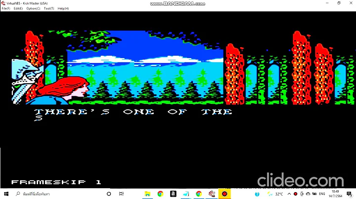 Kick Master nes "Cheat"