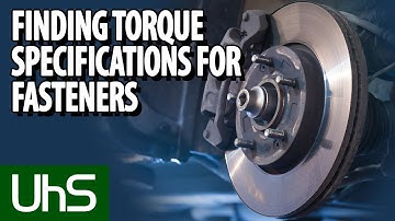 Finding Torque Specifications For Fasteners | Maintenance Minute