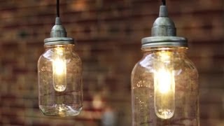 DIY MASON JAR LIGHT / LANTERN