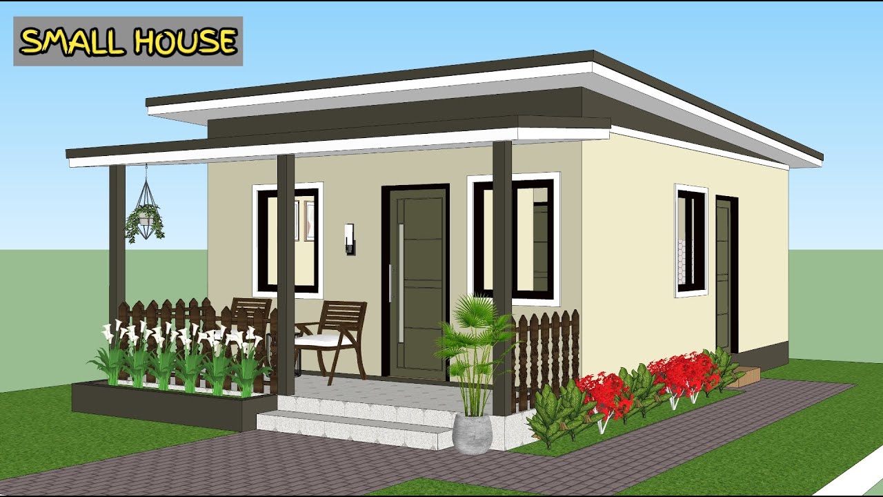 🏡Denah Rumah 6x7 / Rumah Ekonomis / Desain Rumah Kecil dan Cantik😍