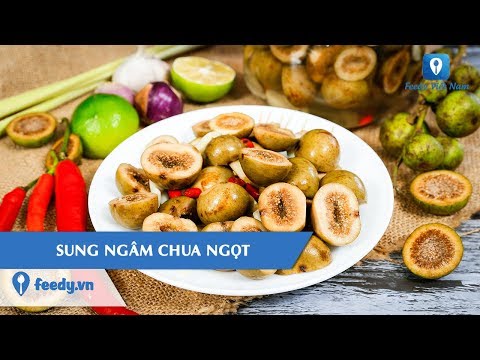 Hướng dẫn cách làm món SUNG NGÂM CHUA NGỌT | Feedy TV mới nhất 2023