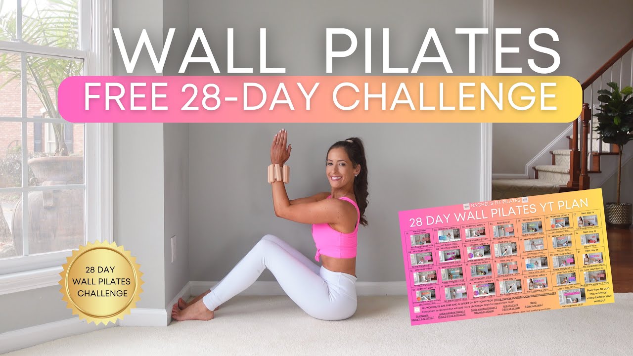 28 Day Wall Pilates Challenge for Beginners