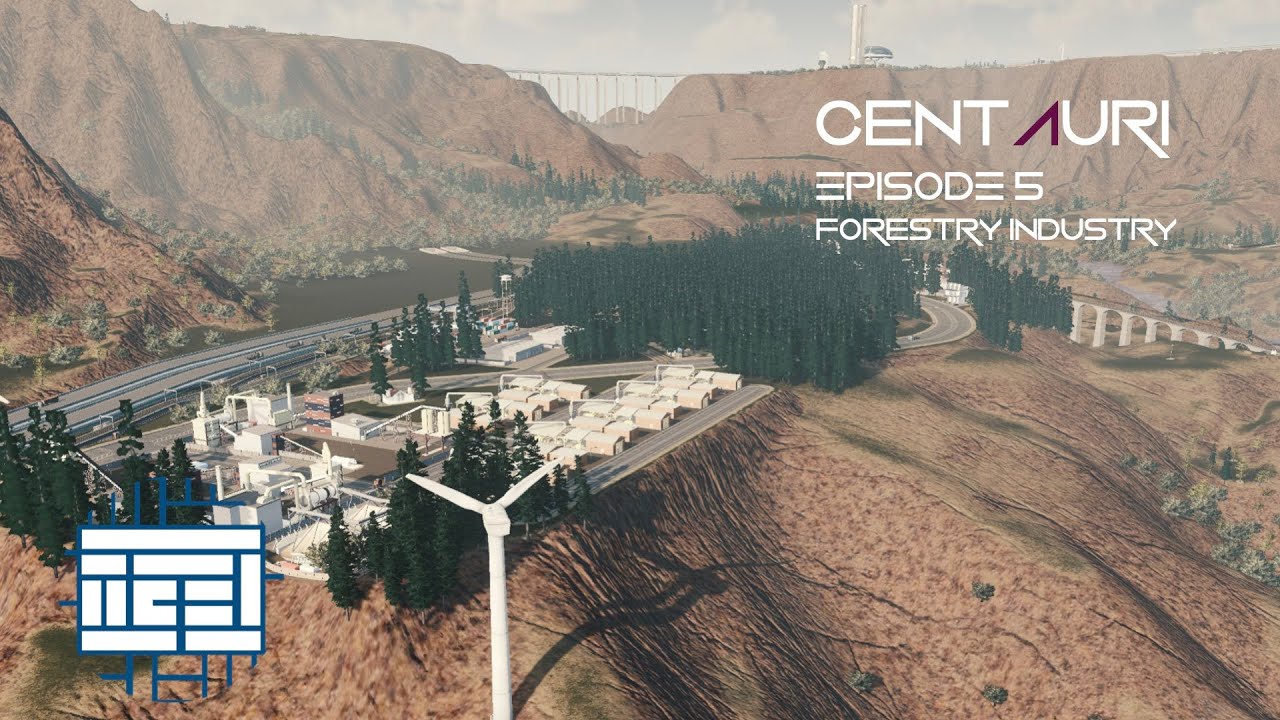 Centauri (Episode 5) - Forestry Industry - Cities Skylines On a Macbook