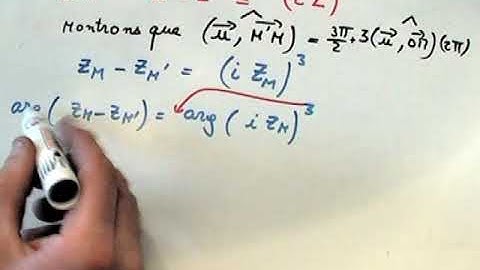 Transformations complexes et interprétation géométrique ( arguments)