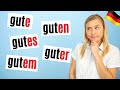 Deutsch lernen: Adjektivendungen logisch erklärt! Grammatik A2-B2