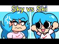 Friday Night Funkin' Sky VS Ski + Cutscenes (FNF Mod/Hard) (FanGirl Mod/Pow Sky)