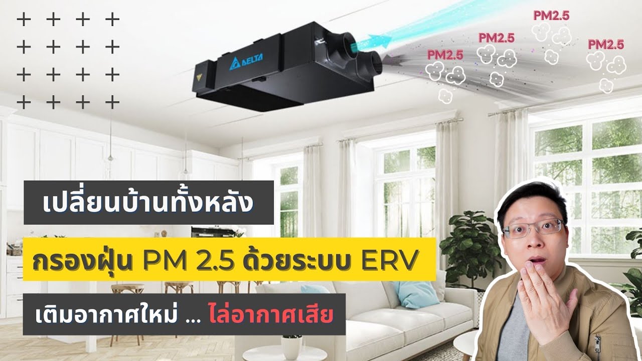 กรองฝุ่น PM 2.5 ในบ้านได้ทั้งหลังทำยังไง?