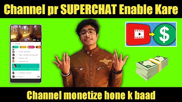 How To Enable Superchat On YouTube Channel After Monetization | How To Enable Super Stickers Android