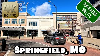 Driving Around Springfield, Missouri in 4k Video