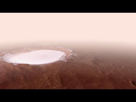 Video: Le Foto Mostrano Il Cratere Di Ghiaccio Su Marte