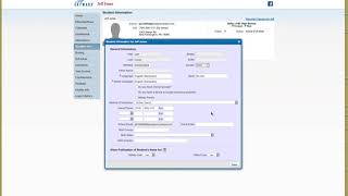 Selecting Method of Instruction on Skyward Desktop Application
