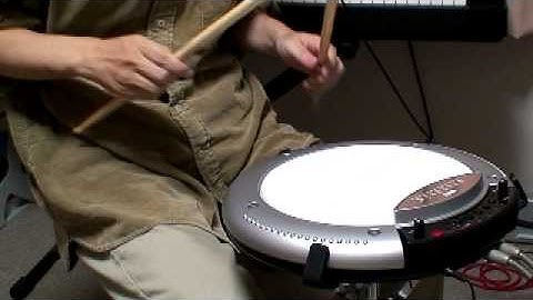 KORG WAVEDRUM WD-X demo using live looping