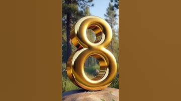 Golden Countdown in Nature | 9 to 0 with Voice #countdown #timer #shorts