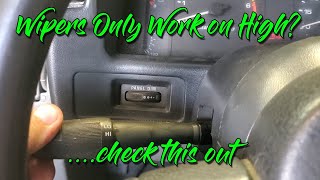 The 89G - Fox Body Wipers Only Work On High, No "Park" - EP48