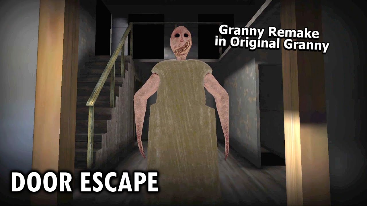 Granny Remake in Original Granny - Door Escape | Granny Remake Mod ...