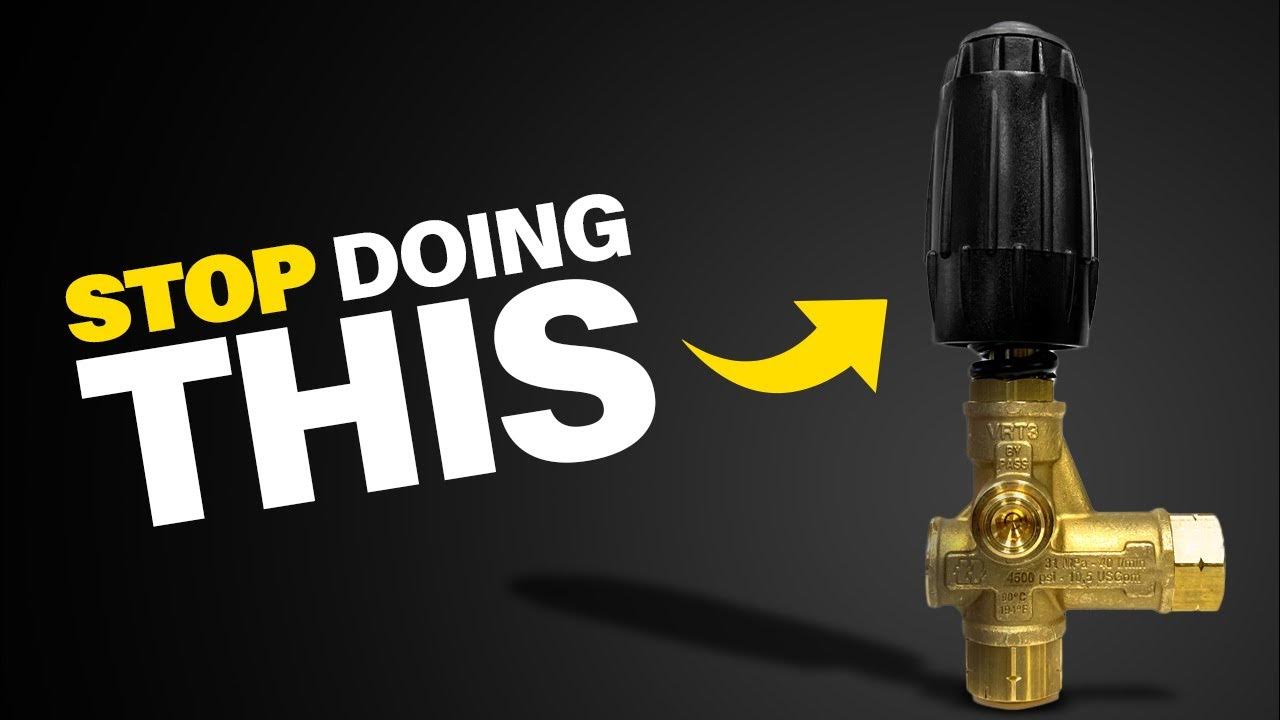Pressure Washer Unloaders Why You Shouldn't Adjust Them + Different