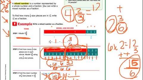 Go Math 7.6 Rename Fractions and Mixed Numbers