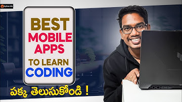 Best Mobile Apps To Learn How To Code | Coding in Telugu