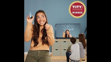 Pictionary Air Drawing Game, Family Game with Light-up Pen and Clue Cards, Links to Smart Devices