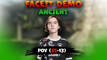 CS2 POV donk (32-13) vs FACEIT (ancient) - FACEIT DEMO