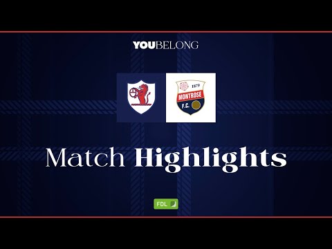 Raith Montrose Goals And Highlights