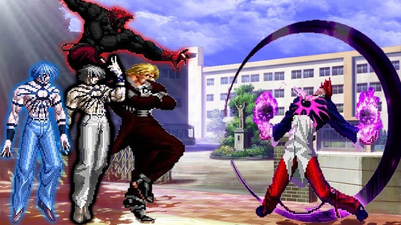 [Mugen KOF] Orochi Rugal Team Vs Orochi Iori - YouTube