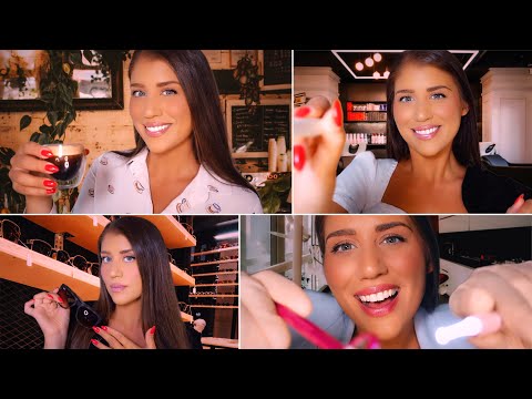 FASTEST ASMR | Coffee Shop, Barbershop, Sunglass Shop, Dentist Roleplay