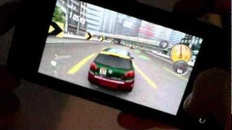 Nokia N8 running NFS Shift on release frimware