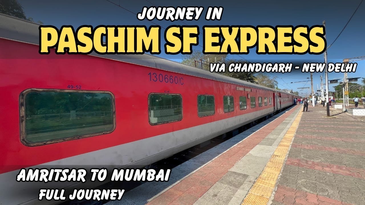 12926 | PASCHIM DELUXE SF EXPRESS JOURNEY | Full Journey | 2nd AC | Part 1