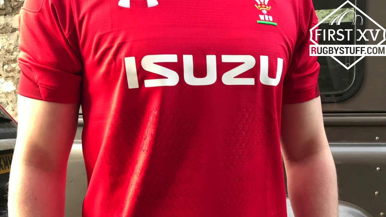 Under Armour Wales Home Pro Rugby Shirt 17/19